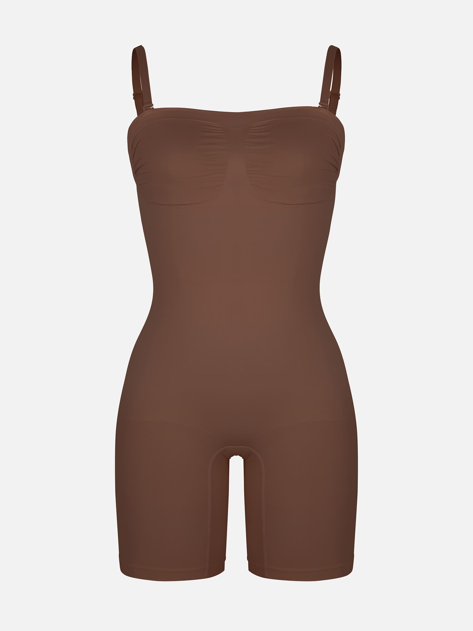 Contourné Seamless Strapless Bodysuit with Removable Straps