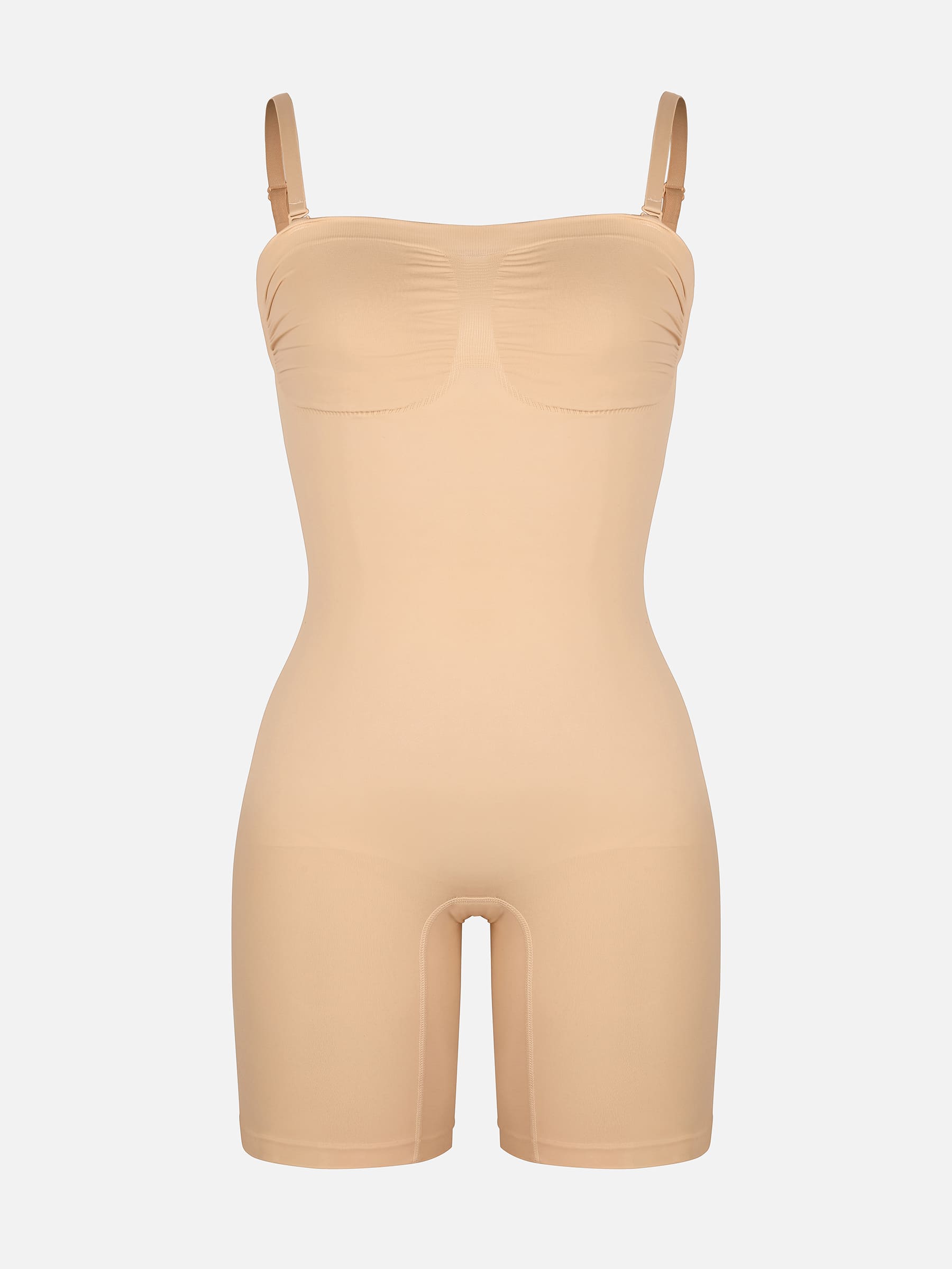 Contourné Seamless Strapless Bodysuit with Removable Straps