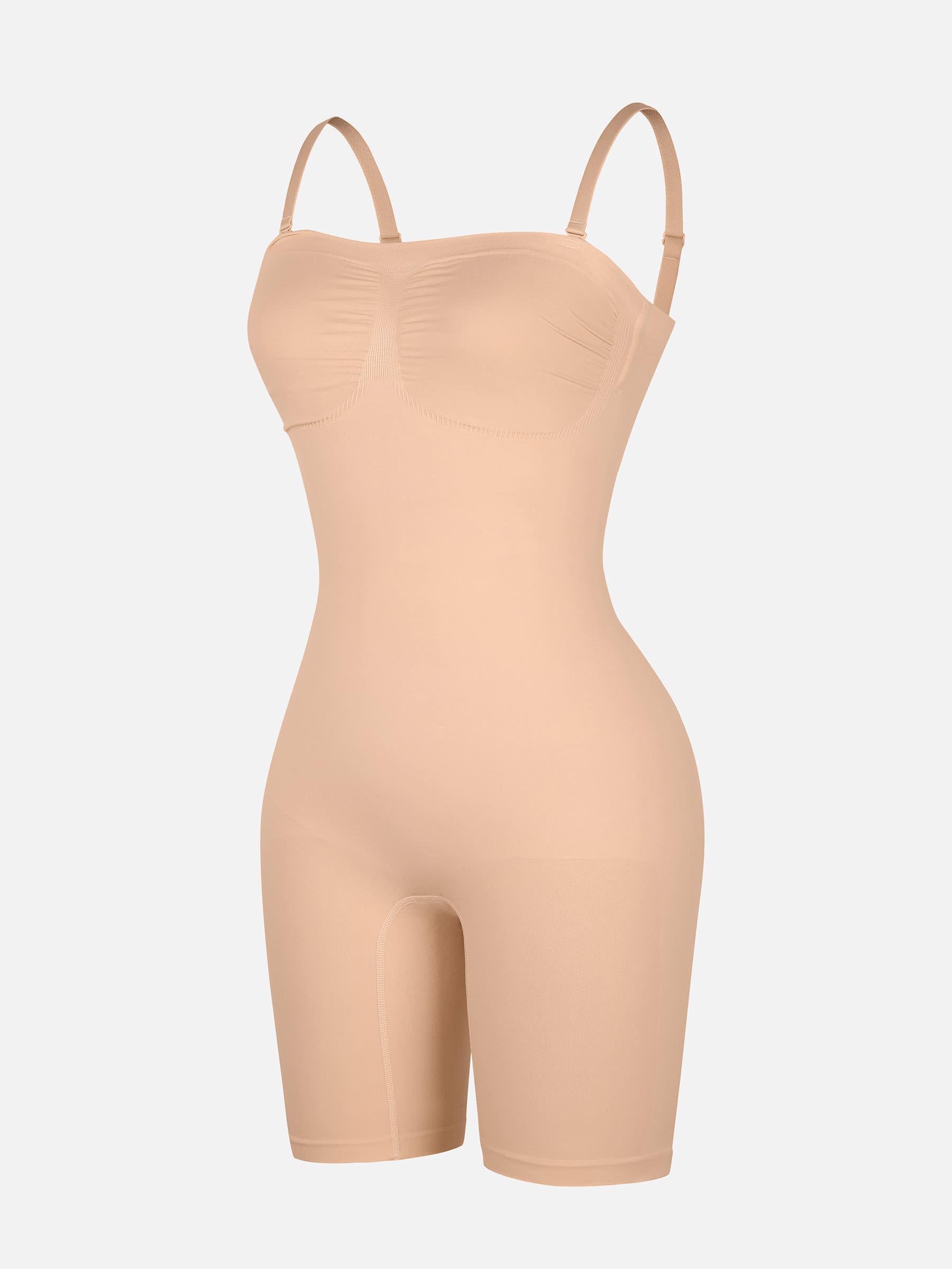 Contourné Seamless Strapless Bodysuit with Removable Straps