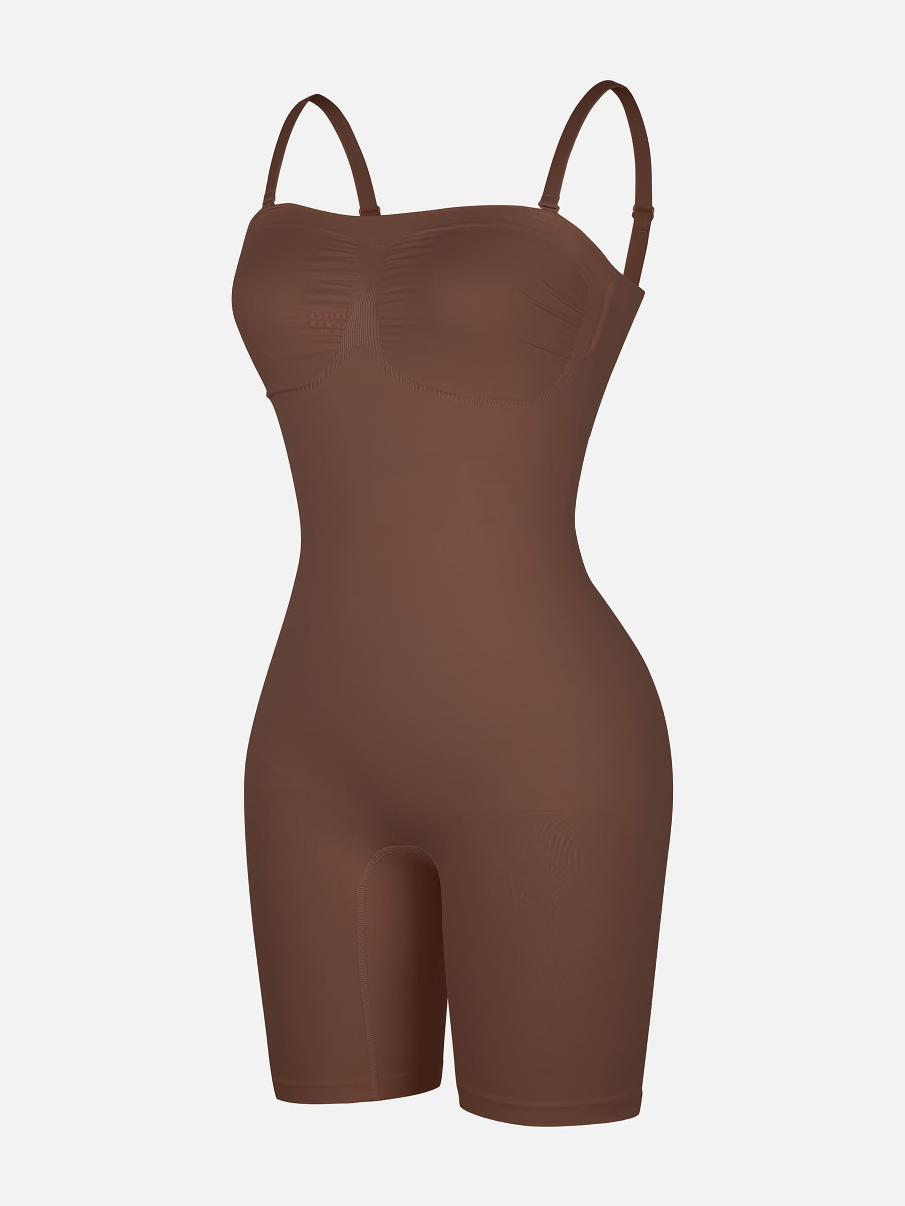 Contourné Seamless Strapless Bodysuit with Removable Straps