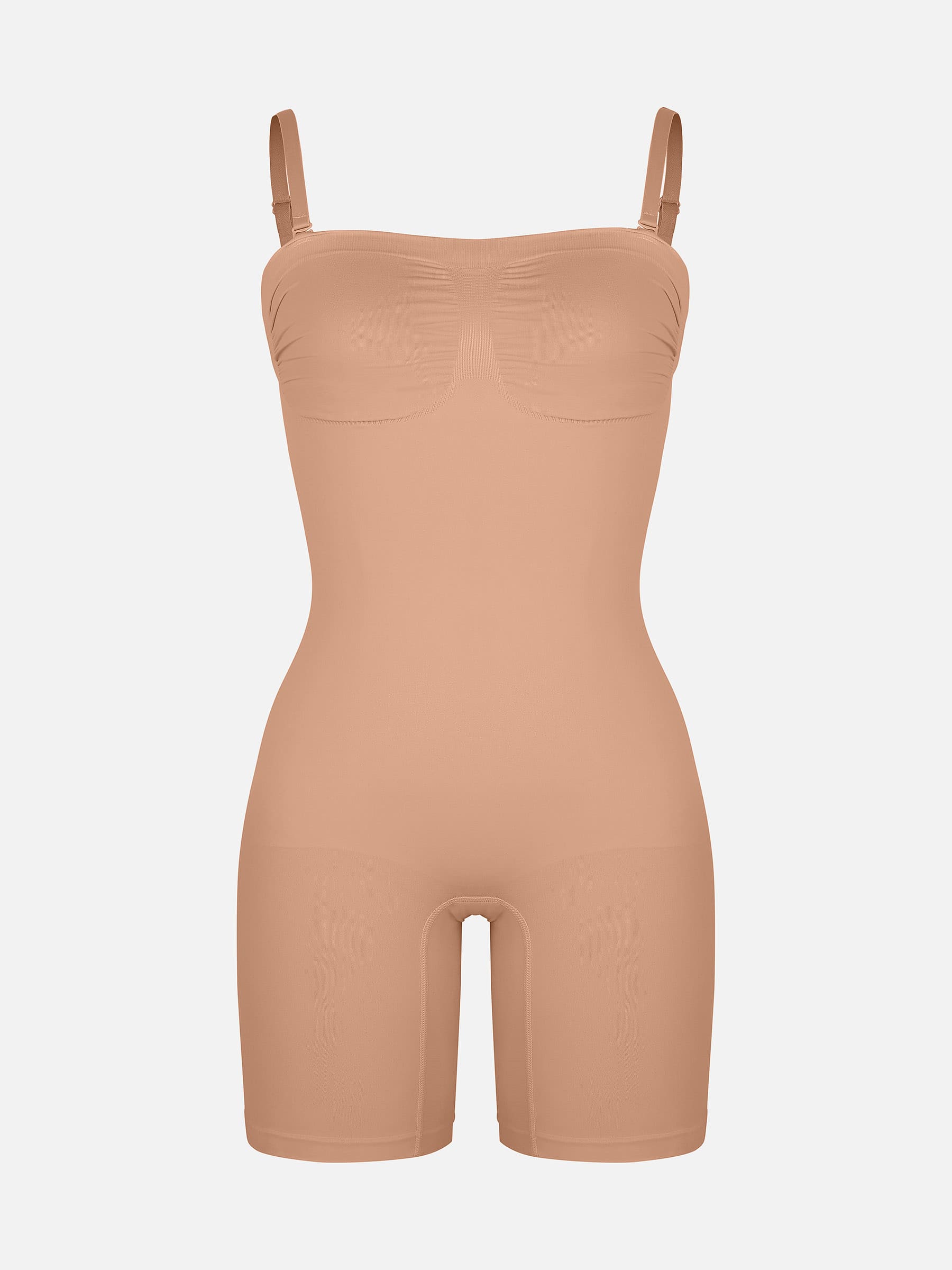 Contourné Seamless Strapless Bodysuit with Removable Straps