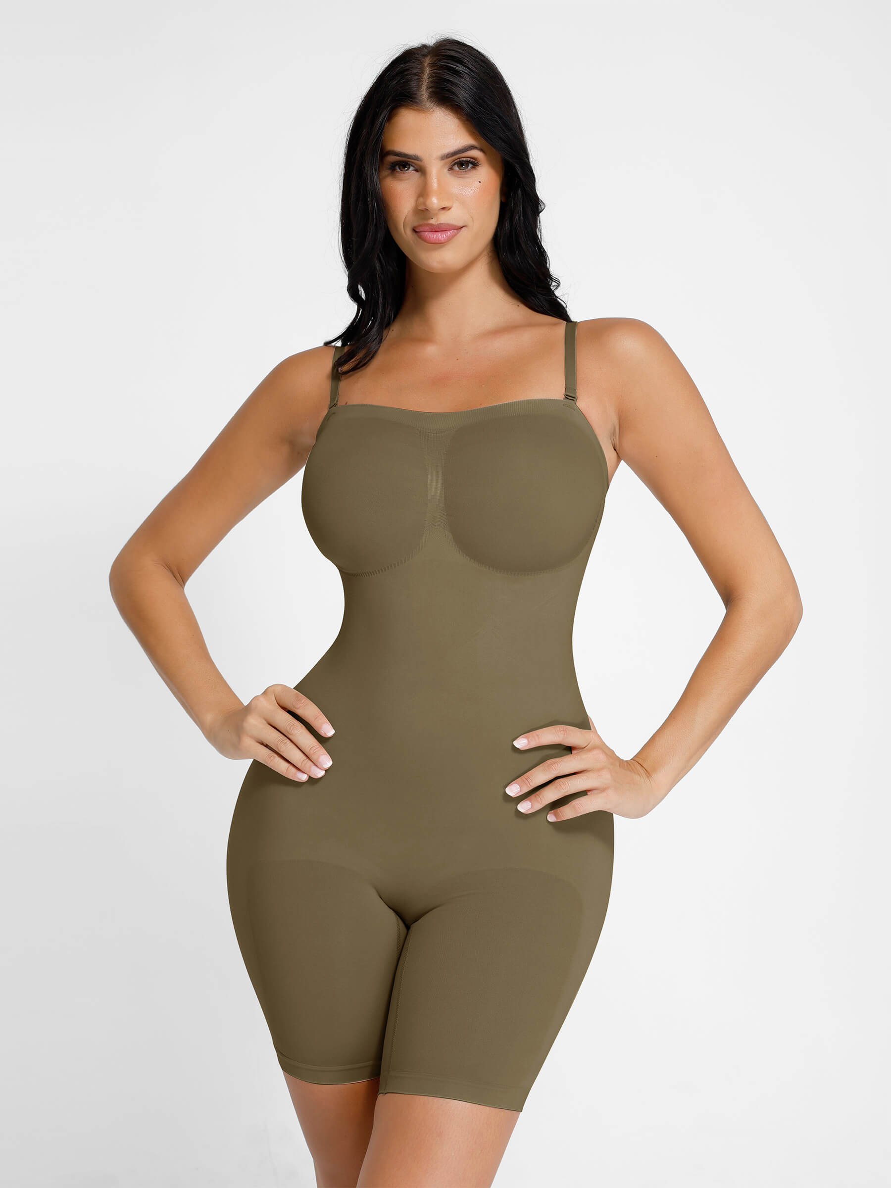Contourné Seamless Strapless Bodysuit with Removable Straps