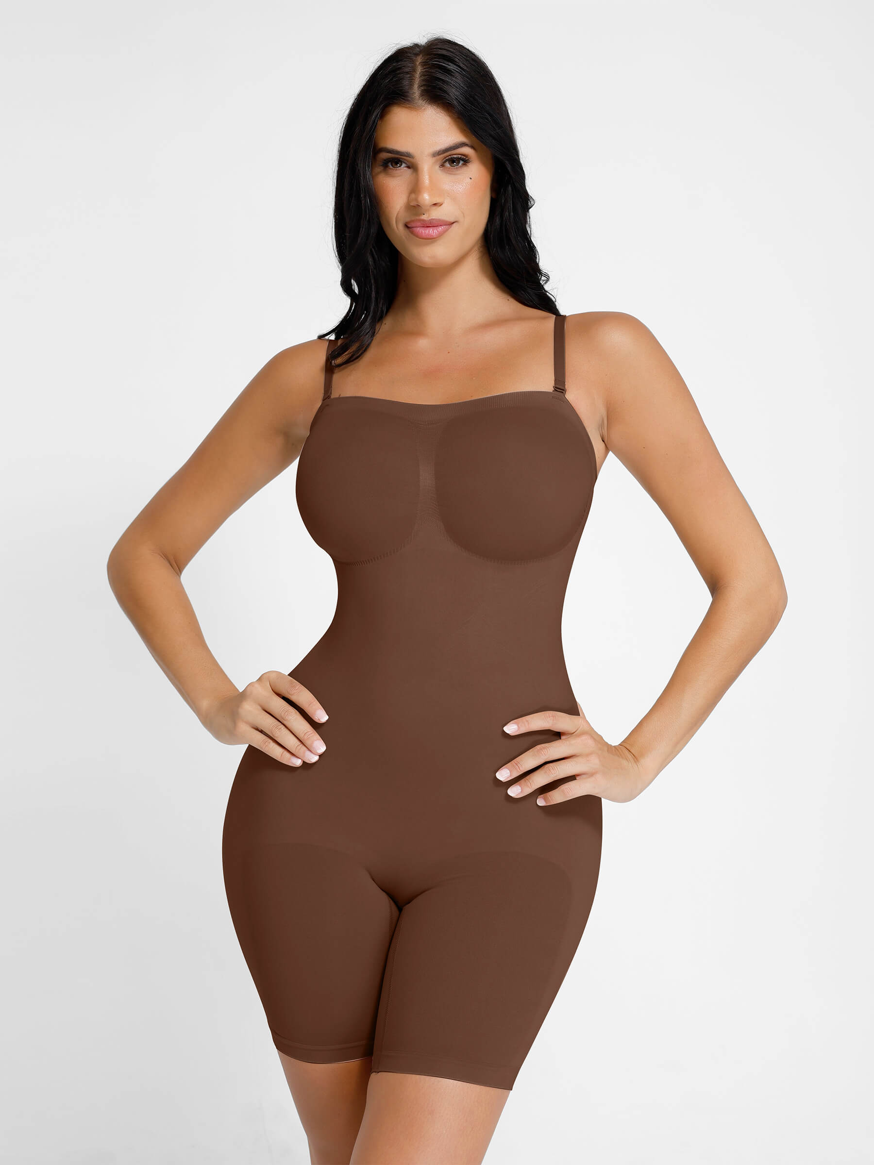 Contourné Seamless Strapless Bodysuit with Removable Straps