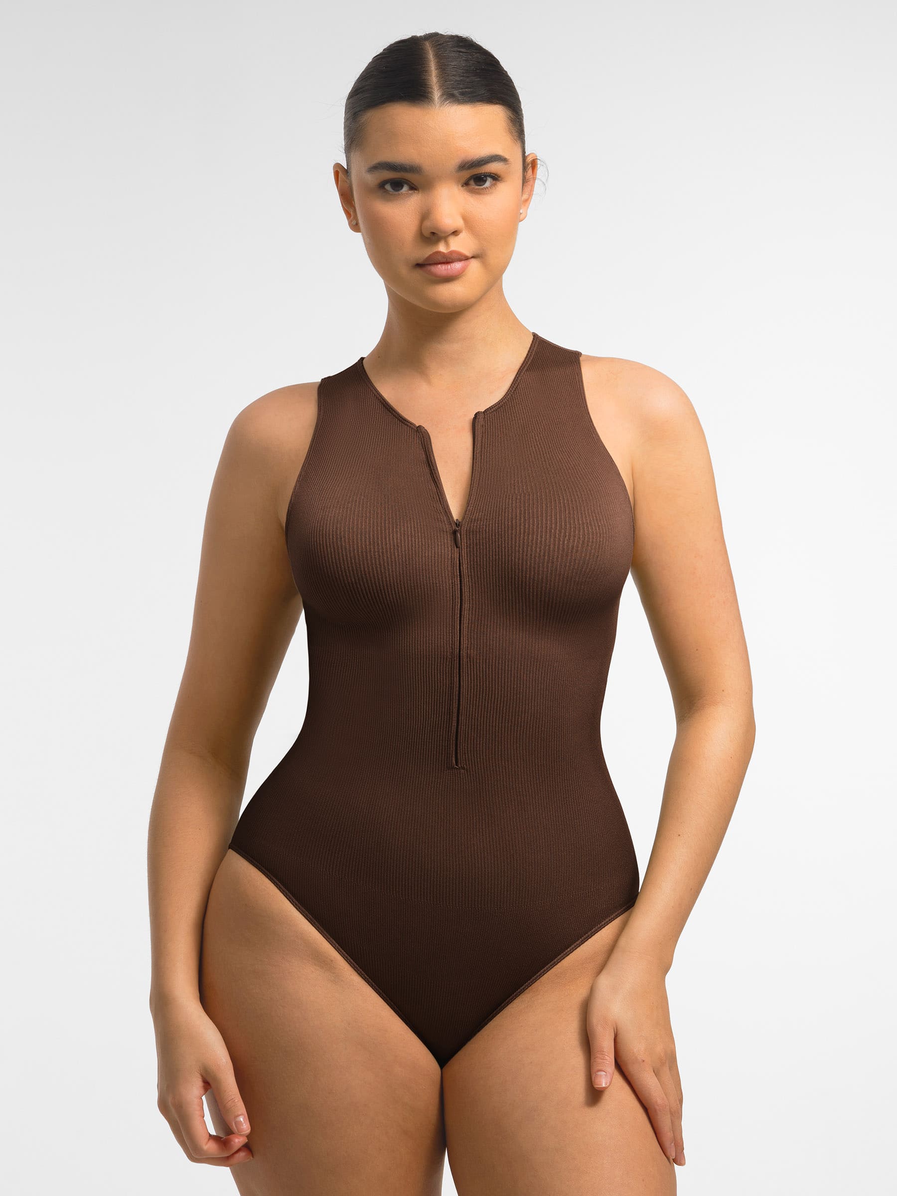 Contourné Seamless Tummy Control Invisible Zipper Shaping Bodysuit